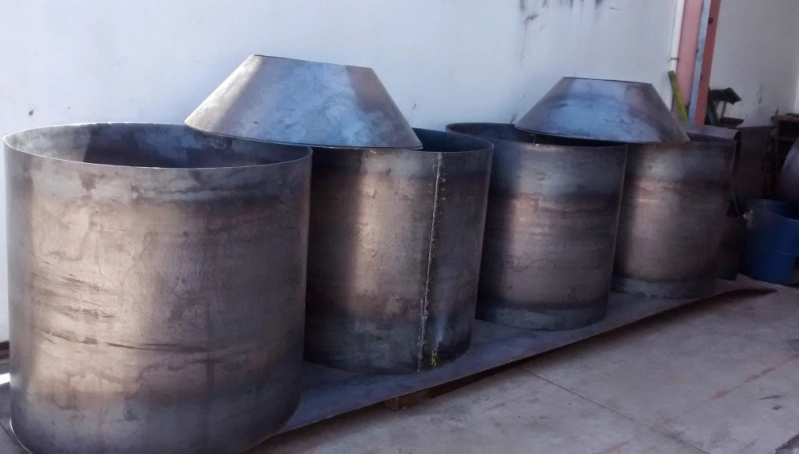 calandragem de perfis de alumínio
