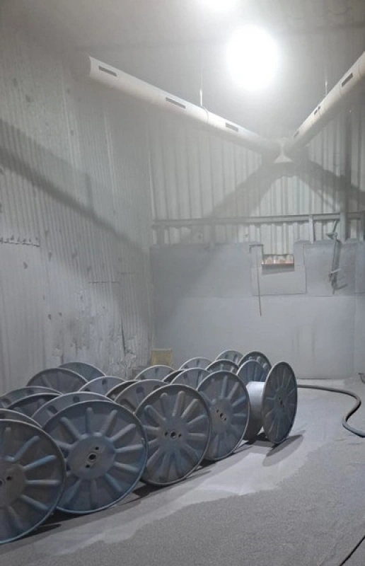 jato granalha oxidação
